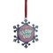 Northlight Snowflake "Blow Pop" Candy Logo Christmas Ornament - 3.25" - Pink and Blue